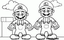 Mario kifestő 10 nyomtatható