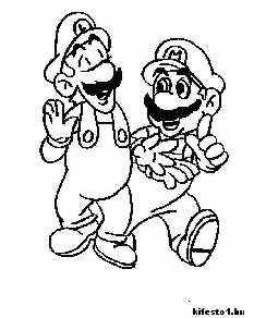 Mario kifestő 11 nyomtatható