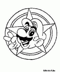 Mario kifestő 6 nyomtatható